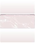 500 Blank Laser/Computer Checks Middle Style (Burgundy Marble)