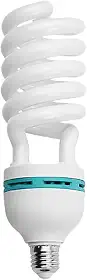 Lâmpada Tricool Espiral 135W para Iluminação Fotográfica 5500k - Compatível com Softbox Soquete E-27 Luz Branca (110)