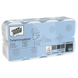 Clean and Clever SMA101 Toilettenpapier weiß 3-lg. 8 x 8 Rollen à 250 Blatt