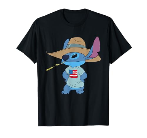 Disney Lilo and Stitch Americana T-Shirt idéal pour les vacances d'été