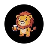 Zoom IMG-2 leone con birra divertente bere