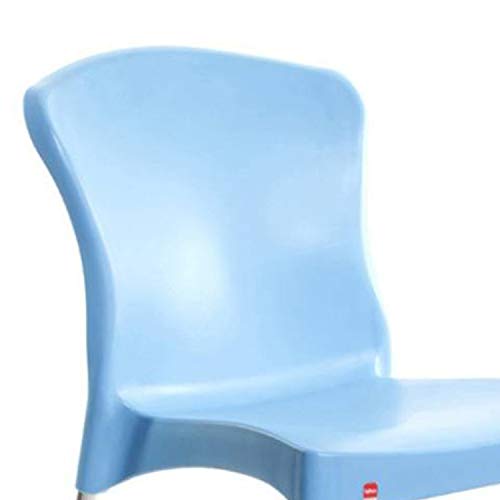 Image of CELLO Milano Chair Set Pack of 2 - Blue | Strong and Durable | Easy to Clean | Chair for Living Room, Bed Room, Kitchen, Office Room, Outdoor | 3 Years Warranty