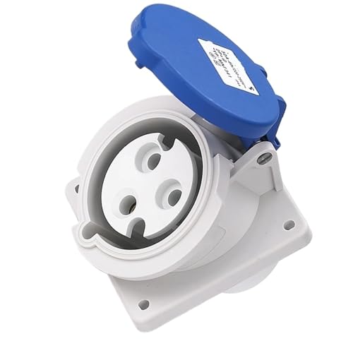 Enchufe industrial 16A de 3 bornes y 5 kW para maquinaria monofásica MN1341 2