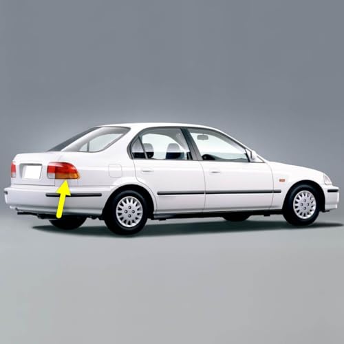 Sağ Arka Dış Stop Fren Sinyal Lambası Honda Civic Sedan ile uyumlu 1996-2000