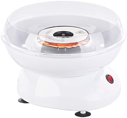 Foto von Rosenstein & Söhne Zuckerwattemaschine: Zuckerwatte-Maschine mit spülmaschinenfesten Aufsätzen, 500 Watt (Zuckerwattenmaschine, Zuckerwattegerät, Popcornmaschine)