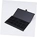 TEHAUX Aluminum SIM Card Holder Organizer Eject Pin Portable Phone Number Storage Case for Home and Travel Compact Black Design
