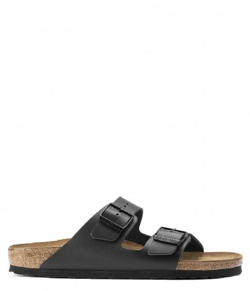 Image of Birkenstock Women's Arizona SFB Open Toe Sandals, Black, US 7.5