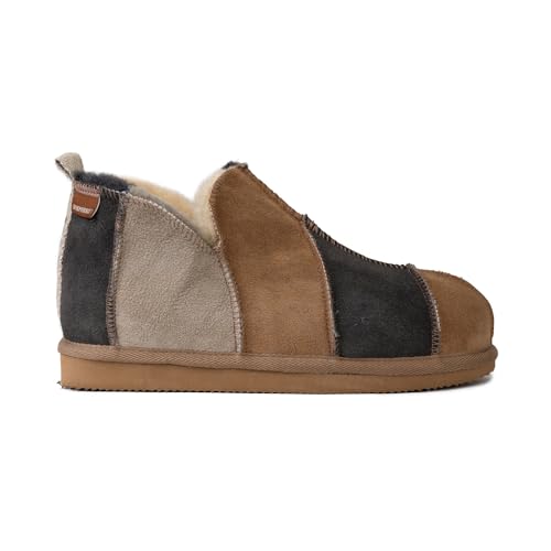 Chaussons en mouton retourné Anton Shepherd of Sweden édition limitée patchwork taille 41