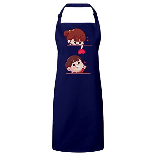 Tablier cuisine navy protection enfant style japonais sans noeud