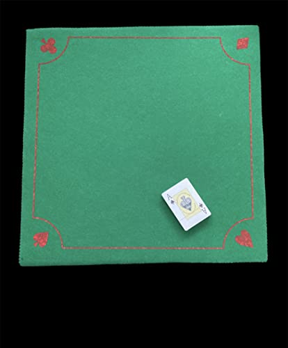 Teppich Karten - Poker Matte - Poker Spiel - Faltbare Matte Reise Poker - Reise Karten (Poker)