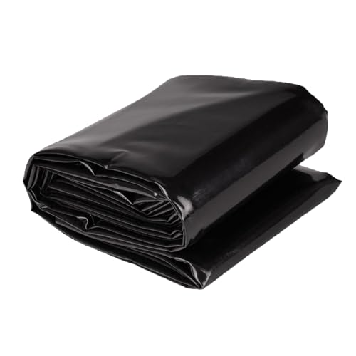Black HDPE Outdoor Pond Liner - UV Resistant Sun Protection Cover for Fish Ponds, Water Reservoirs & Aquaculture (10m x 2m) - Durable, Waterproof, Eco-Friendly