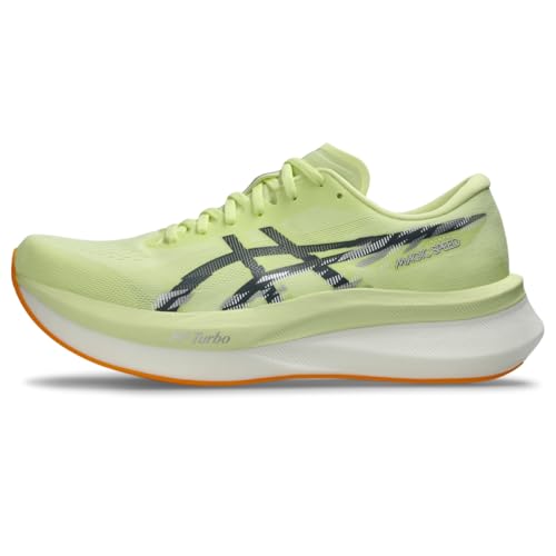ASICS Zapatillas de correr Magic Speed 4 para hombre, Huddle Yellow/Metropolis, 42.5 EU