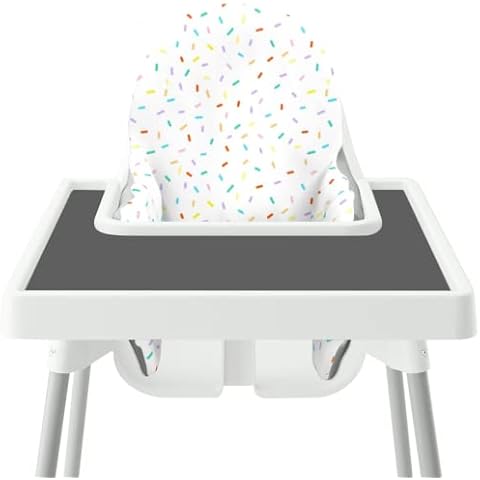 Kalovin High Chair Placemat for IKEA Antilop Baby High Chair, Silicone Placemats, High Chair Tray Finger Foods Placemat for Babies, Toddlers (Tradewinds) Cover