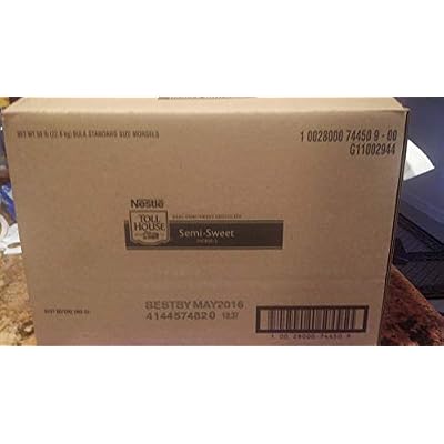 Nestle Toll House Semi Sweet Chocolate Chips, 50 Pound -- 1 each.