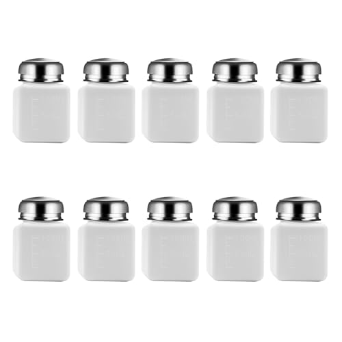 Wiederverwendbare Zerstäuberflasche mit abgestuften Markierungen für genaue Portionierung, hygienische Quetschspenderflasche, 10 Stück