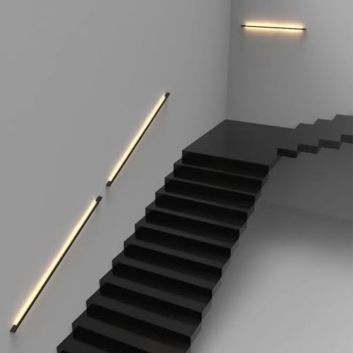 Lámparas de pared para dormitorio modernas largas de 100cm interiores 7