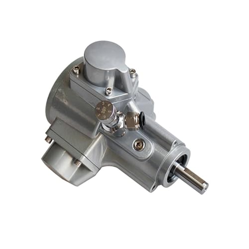 ATO Piston Air Motor for Paint Mixing and Industrial Stirring - Instantly Reversible Cool Running Pneumatic Agitator (Flange Installation Type, 1/8HP)