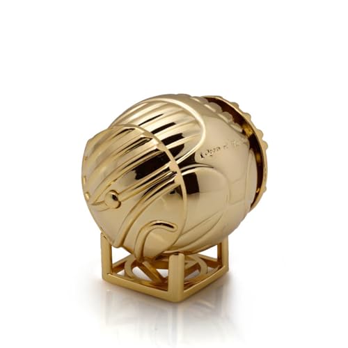 WOYIZZAI Golden Engagement Ring Box for Proposal Metal Jewelry Box Small Earring Box with Holder