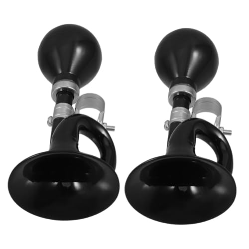 GOOHOCHY 2pcs Bicycle Bell Vintage Loud Snail Horn for Bicycles Scooters Easy Installation High Volume Alert for Siblings Friends