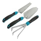 LOORGVEL Teiliges Gartengeräte Robustem Metall Handlich und Tragbar für Gartenarbeit und Gemüseanbau Praktische Handwerkzeuge mit Hoher Langlebigkeit und Einfachem Transport