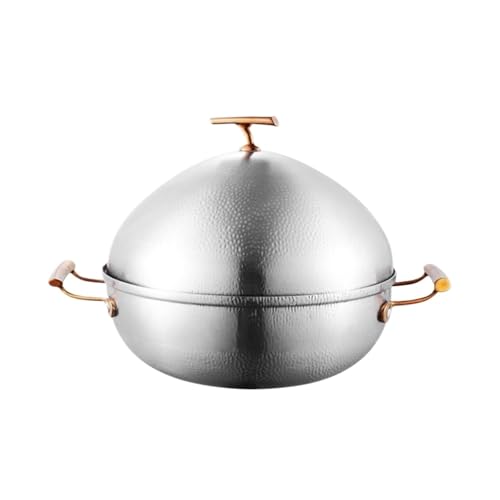 Olla para hot pot de acero inoxidable 26cm plata miniatura 1