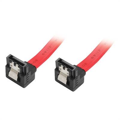 Cable Sata III 6Gb/s Rojo 1m con Clip miniatura 2