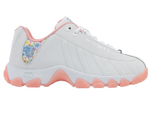Image of K-Swiss Women's ST329 CMF Sneaker, Wide Tennis Walking Leather Shoes