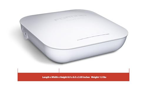 Image of Fortinet FortiAP U231F | 2x2 Wi-Fi 6 Indoor Wireless UTP Access Point - Tri-Band, Internall Antenna, 2X GE RJ45 Ports (FAP-U231F-A)