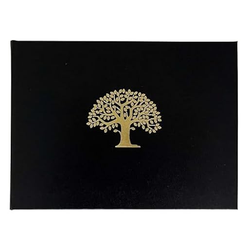 Esposti Árbol de la Vida | Libro de condolencias funerarias | Páginas Interiores Forradas Informales | En Caja | Negro | Tamaño 218 x 160 mm | Ya disponible en tu tienda friki favorita! En mundofriki.es!