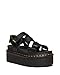 Dr. Martens Women's Kimber II Sandal, Black Athena Webbing, 5
