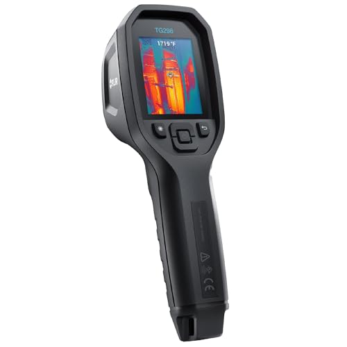 FLIR TG298 Thermal Imaging Camera with High Temperature Spot IR Super Resolution 320x240 (160x120 Native IR) and Bullseye Laser: Industrial Infrared Spot Camera for High-Temp Applications