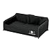 LazyBonezz Portable Dog Bed, Black