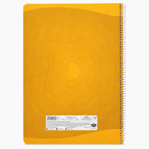 Image of YOUVA Naruto Spiral Long Book Single Line 172 Pages A4 Size Pack of 3