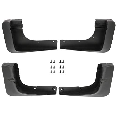Image of ECCPP Vehicles Mudguard Splash Guards Front & Rear 2016-2018 for Mitsubishi for Outlander 2.4L 3.0L Mud Flaps Set of 4 Flexible and Bendable Mud Flaps Splash