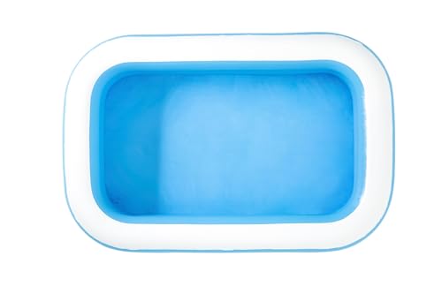Bestway Family Pool, Pool rechteckig für Kinder, Leicht aufbaubar, Color, 262 x 175 x 51 cm