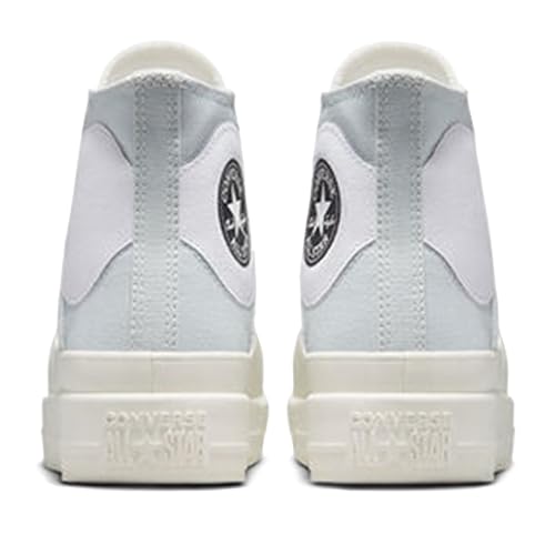 Image of Converse Men Chuck Taylor All Star Construct Colourblocked White Canvas Sneakers