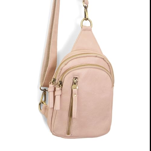 Image of Joy Susan Skyler Sling Bag: Vegan Leather, Zippered Closure, Brass Plated Hardware