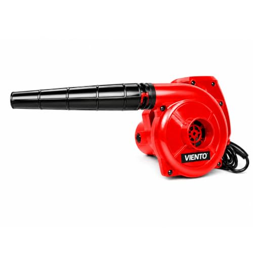 Image of 700W Electric Air Blower for Dust Cleaning High Speed Portable Handheld Air Blower with Extension Nozzle for PC Laptop Keyboard CPU Car Interior Home Office Workshop Cleaning (Red)