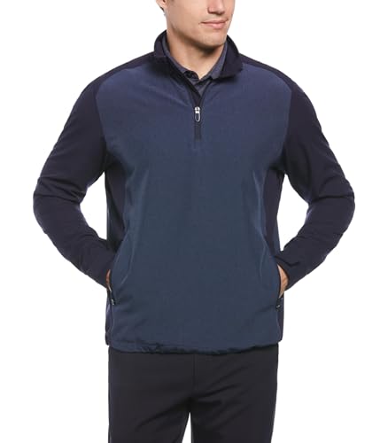 Callaway mens Long Sleeve 1/4 Zip Wind Jacket