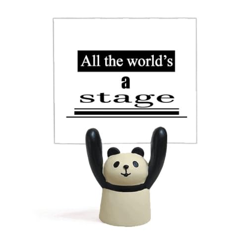 Support pour mémo panda idée cadeau originale pour collègue et papeterie