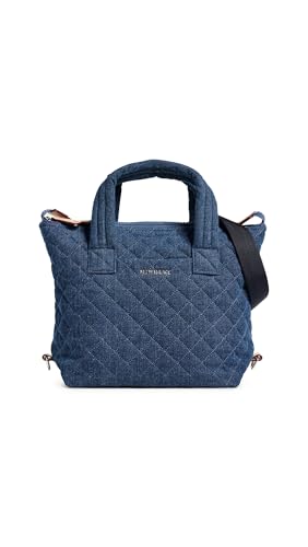 MZ Wallace Womens Small Sutton Deluxe Tote True Blue Denim One Size