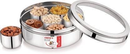 Image of SPICE SET WITH SEE THROUGH GLASS SS LID 7 WATI AND 1 SPOON