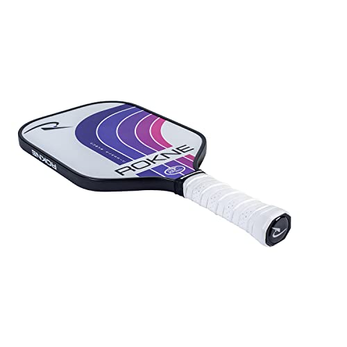 Image of ROKNE Curve Classic Pickleball Paddle | USAPA Approved Fiberglass Pickleball Paddles | Elevate Your Game with Precision Engineering & Comfort | ProGrit Texture for Max Spin & Power | Paddle