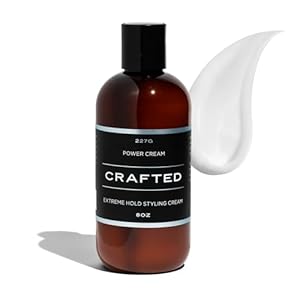 THESALONGUY CRAFTED Power Cream | Extreme Hold/Low Shine | Add Volume, Texture, & Definition | Hand Crafted for all Hair Types | Lightweight | 8oz Made in the USA
