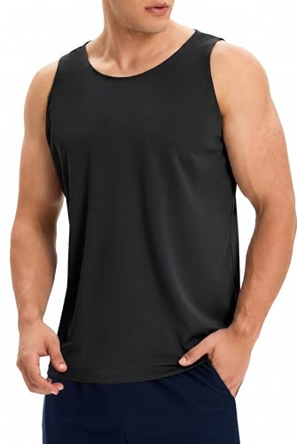Image of OYGSieg 6 Pack Men's Quick Dry Workout Tank Tops Breathable Gym Sleeveless Muscle Shirts for Active Men