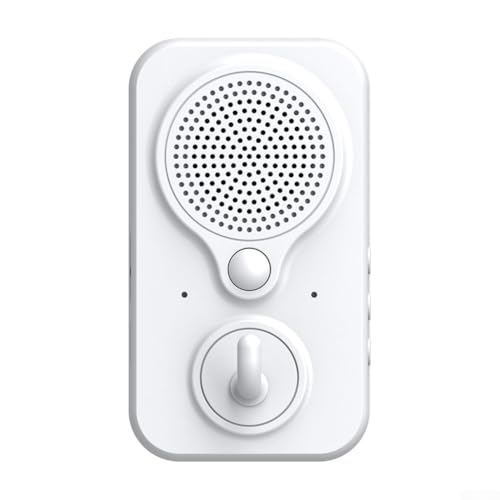 Infrared Induction Doorbell with Voice Reminder, 20 Ringtones & 3 Volume Levels, 4 Meter Sensing Distance, 120° Viewing Angle, Built-in 500mAh Rechargeable Battery, for Home, Store, Office