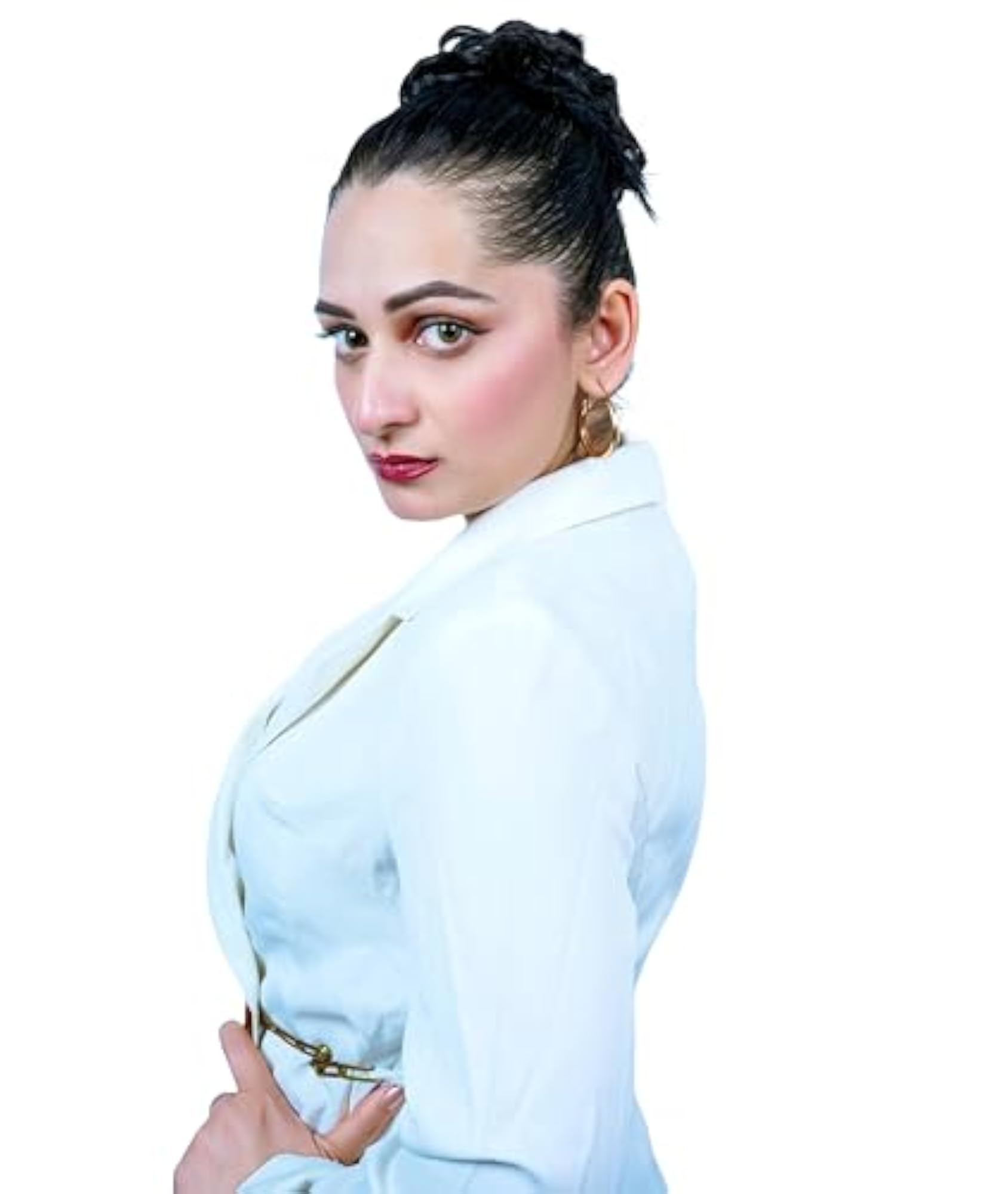 Curly Messy Bun Hair Extensions, 100% Natural Human Hair