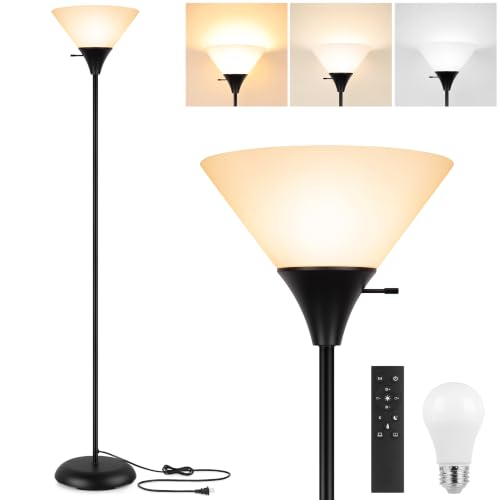 Coucrek Remote Control Torchiere Lamp