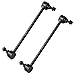 Detroit Axle - 6pc Front End Control Arms Kit for 2007-2012 Dodge Caliber, 2007-2017 Jeep Compass Patriot, 2 Lower Control Arms w/Ball Joint 2 Outer Tie Rods 2 Sway Bars Replacement
