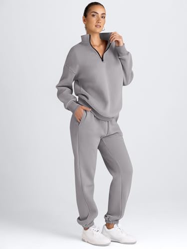 Image of AUTOMET Women's Sweatsuits 2 Piece Outfits Lounge Sets